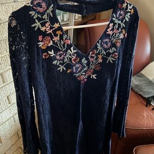 Navy Blue Dress